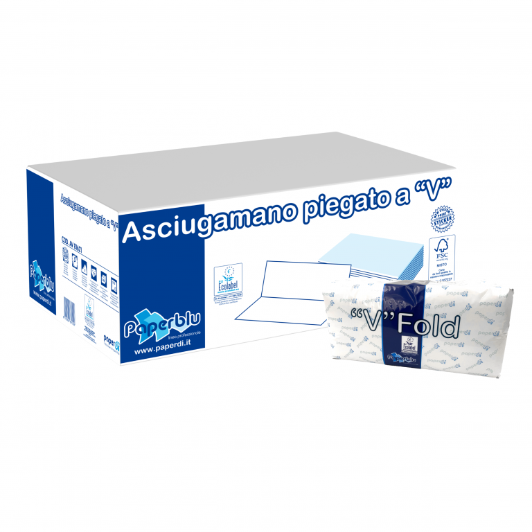 ASCIUGAMANO CELL.VFOLD PAPERBLU15x210f